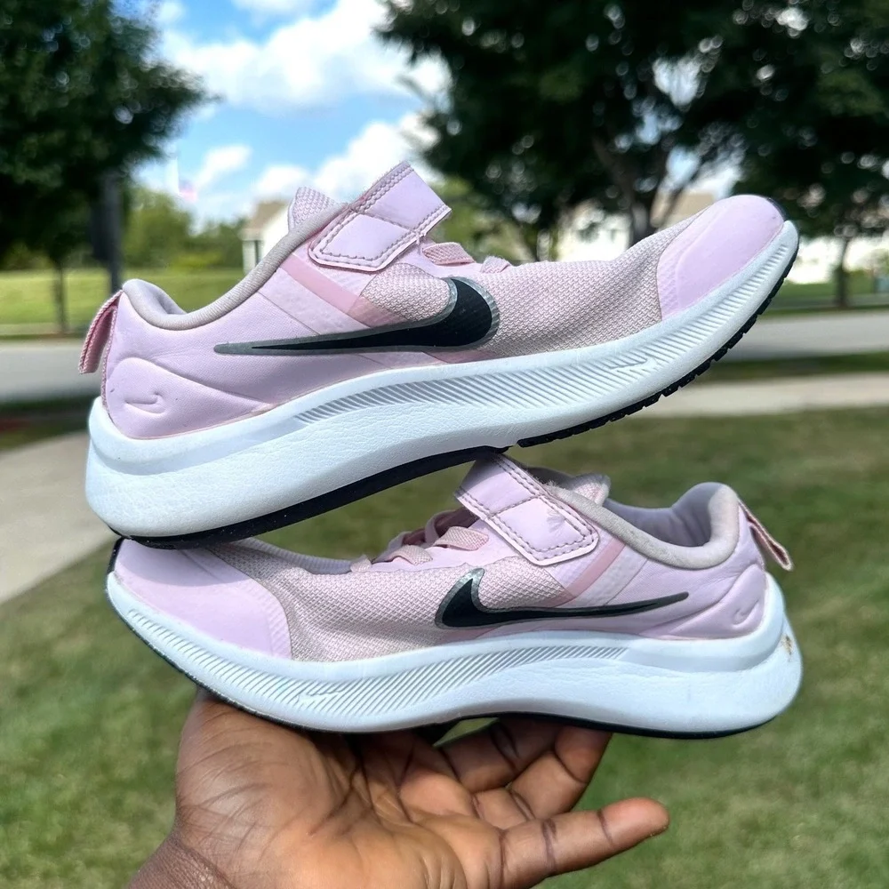 Nike Star Runner 3 Little Kids Athletic Shoes Size 1.5Y Pink Sneakers